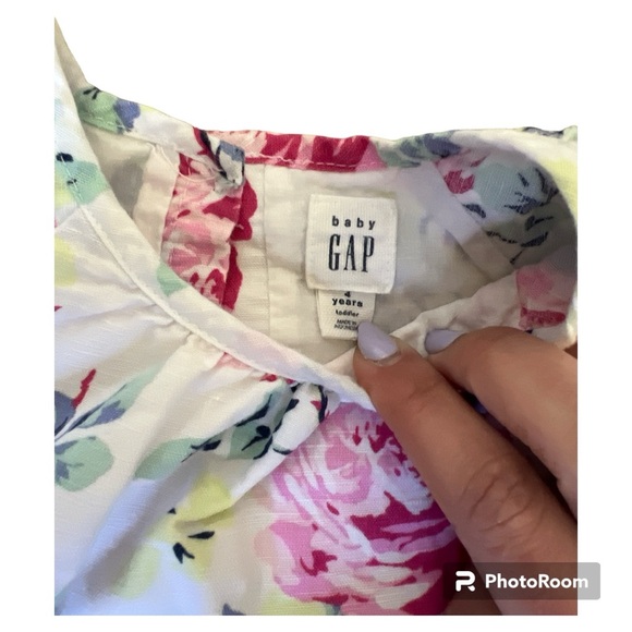 EUC GAP English rose sheath dress girls size 4 - Picture 3 of 4